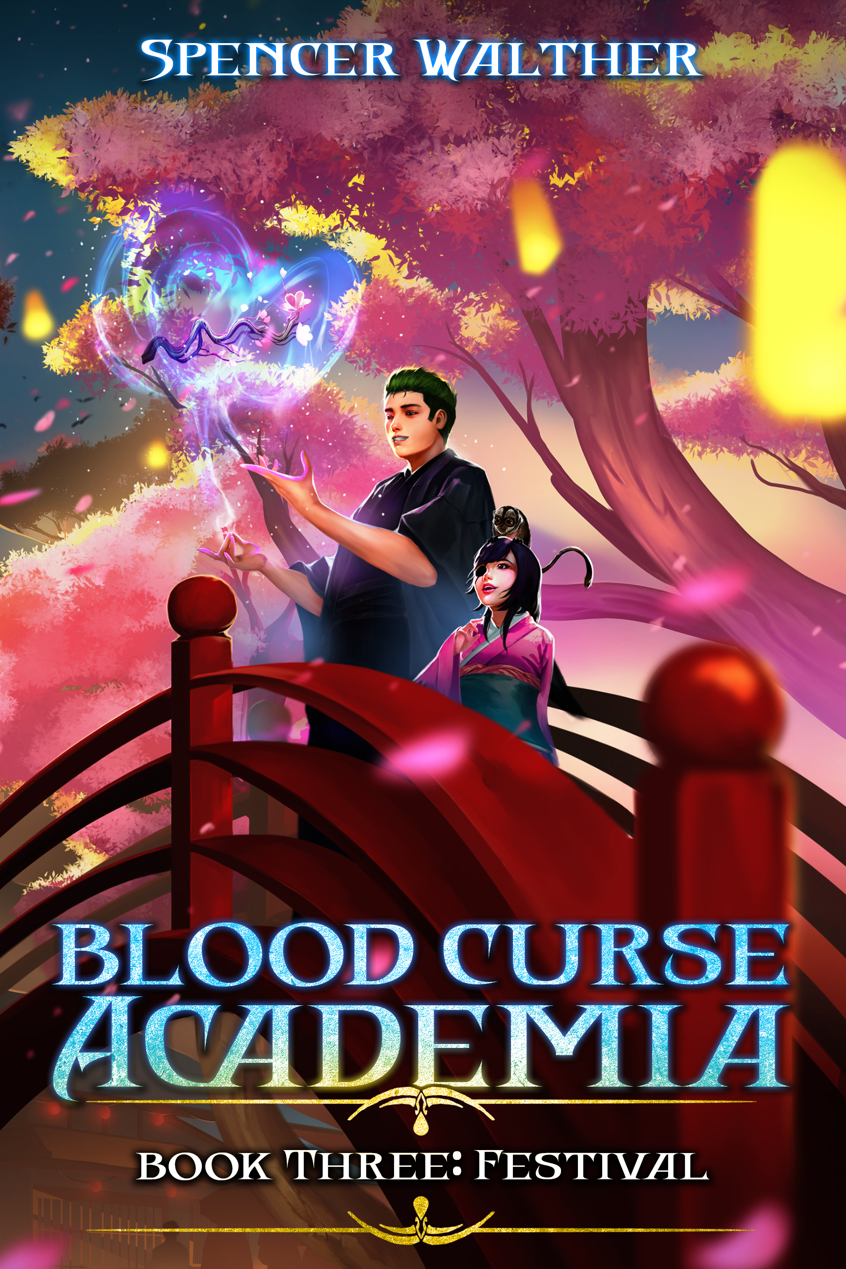 Blood Curse Academia: Book Three Cover